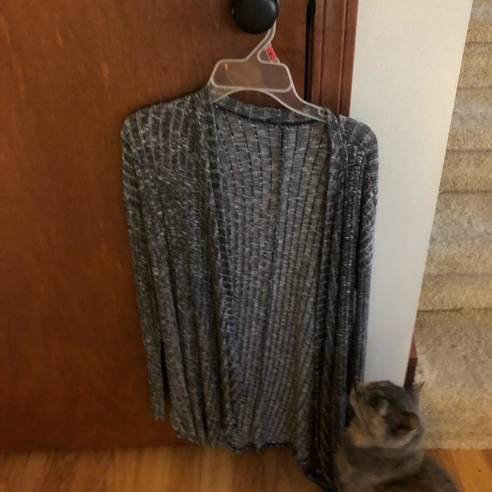 Black cardigan